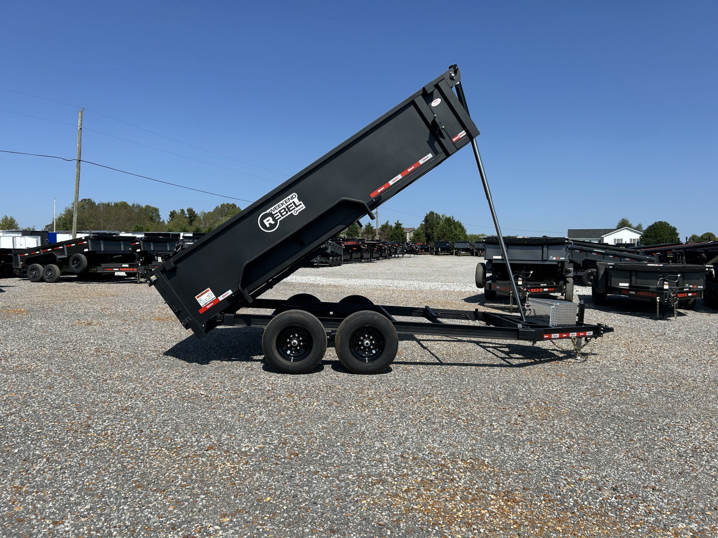 New 2026 U-Dump 83"x14' 14K Telescopic Dump Trailer