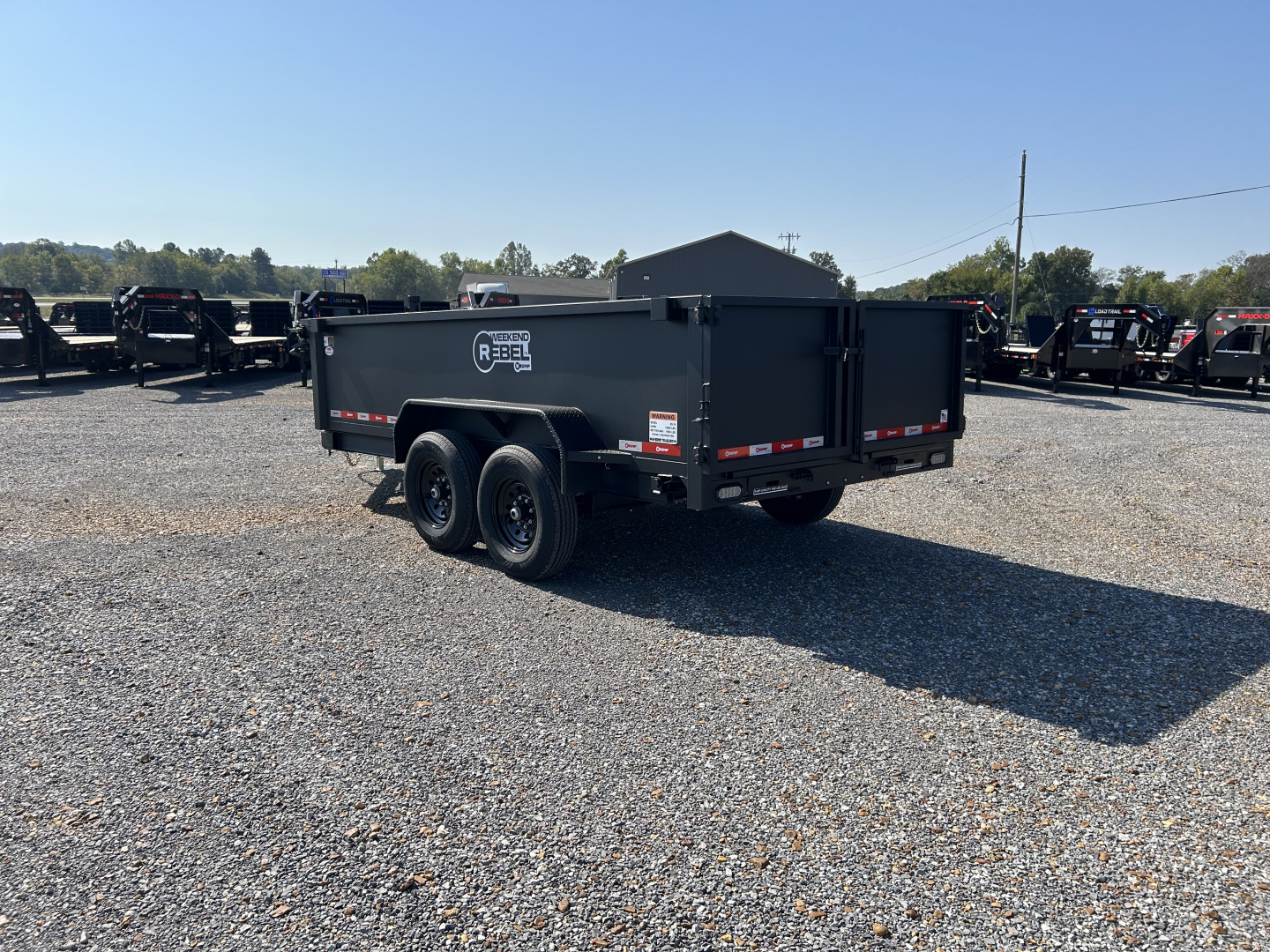 New 2026 U-Dump 83"x14' 14K Telescopic Dump Trailer