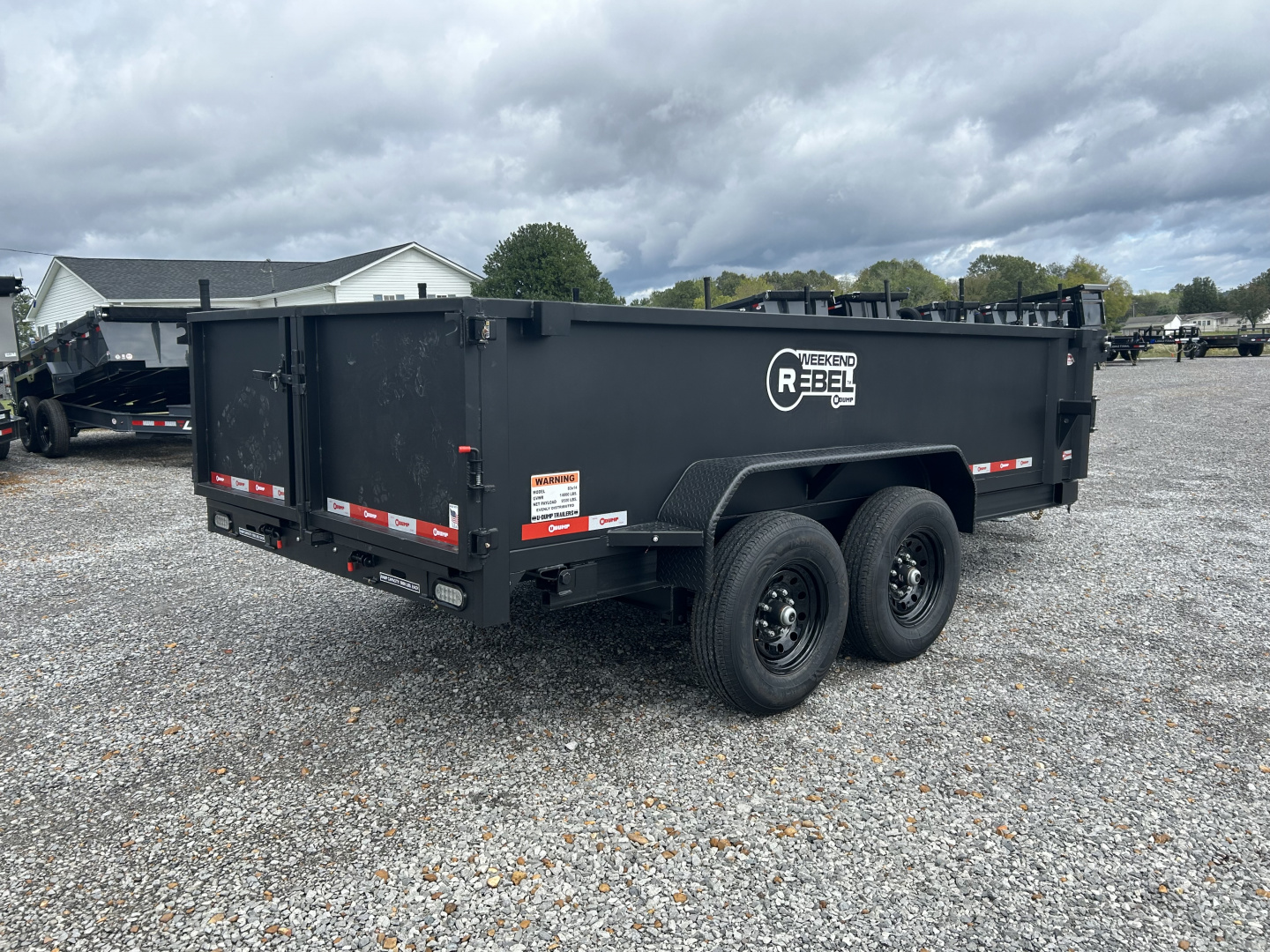New 2026 U-Dump 83"x14' 14K Telescopic Dump Trailer
