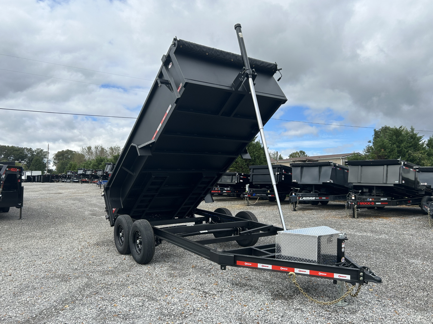 New 2026 U-Dump 83"x14' 14K Telescopic Dump Trailer
