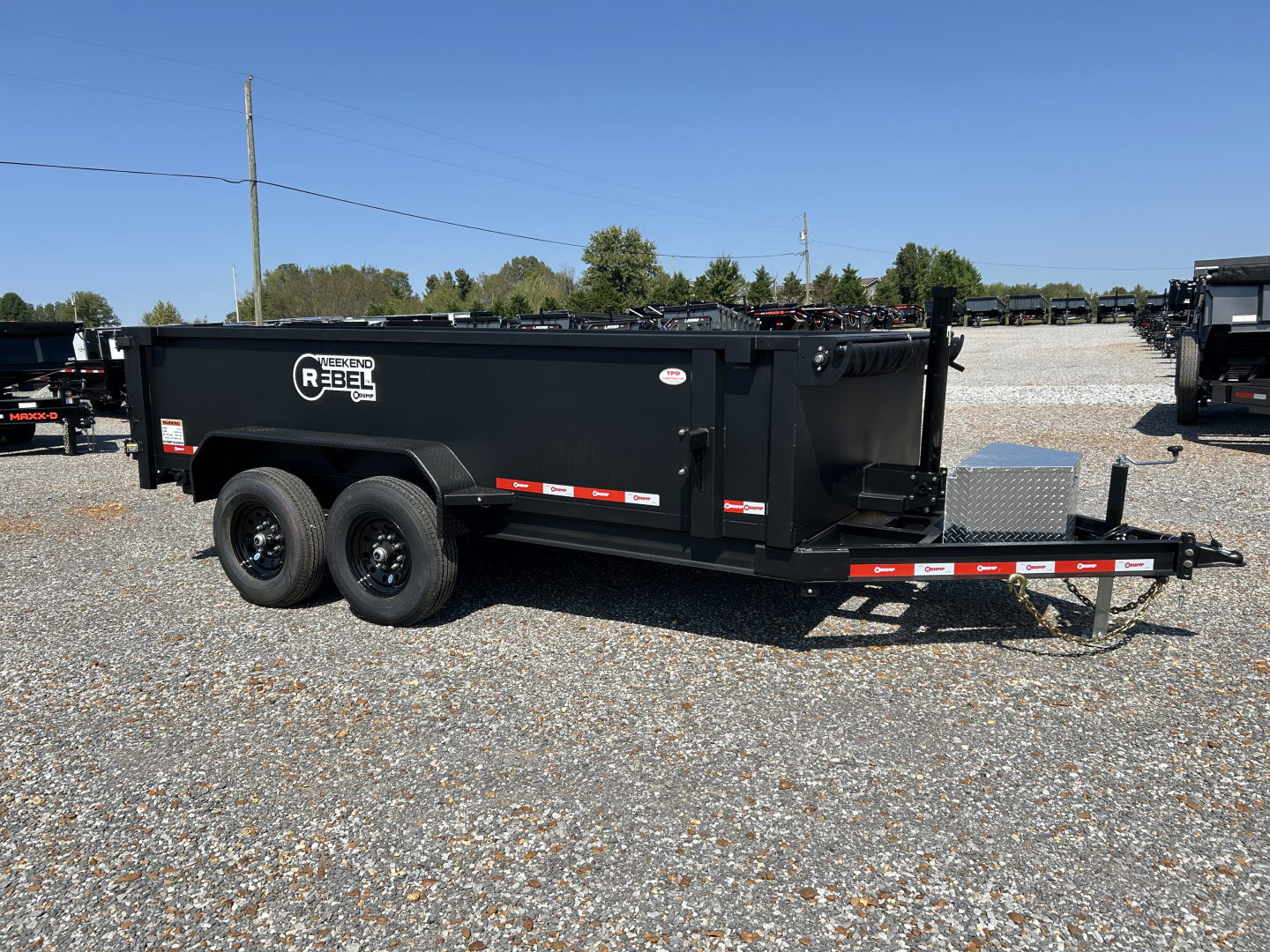 New 2026 U-Dump 83"x14' 14K Telescopic Dump Trailer