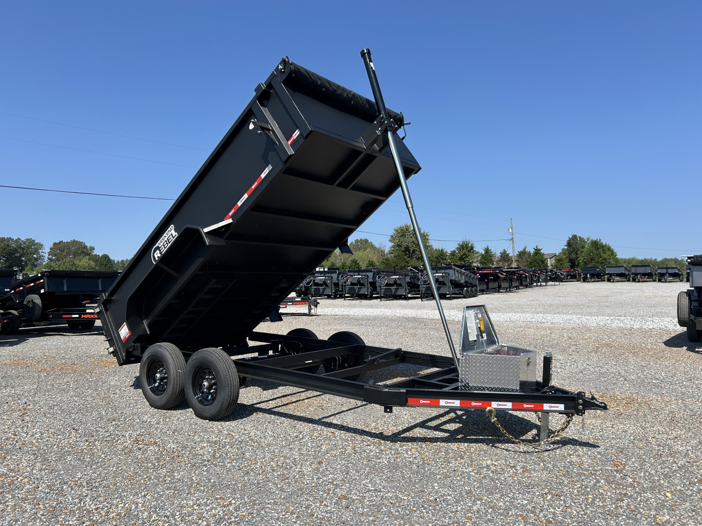 New 2026 U-Dump 83"x14' 14K Telescopic Dump Trailer