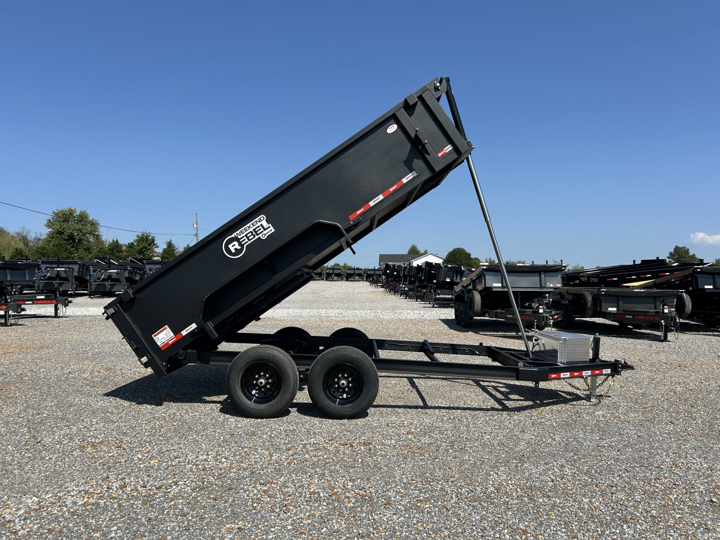 New 2026 U-Dump 83"x14' 14K Telescopic Dump Trailer