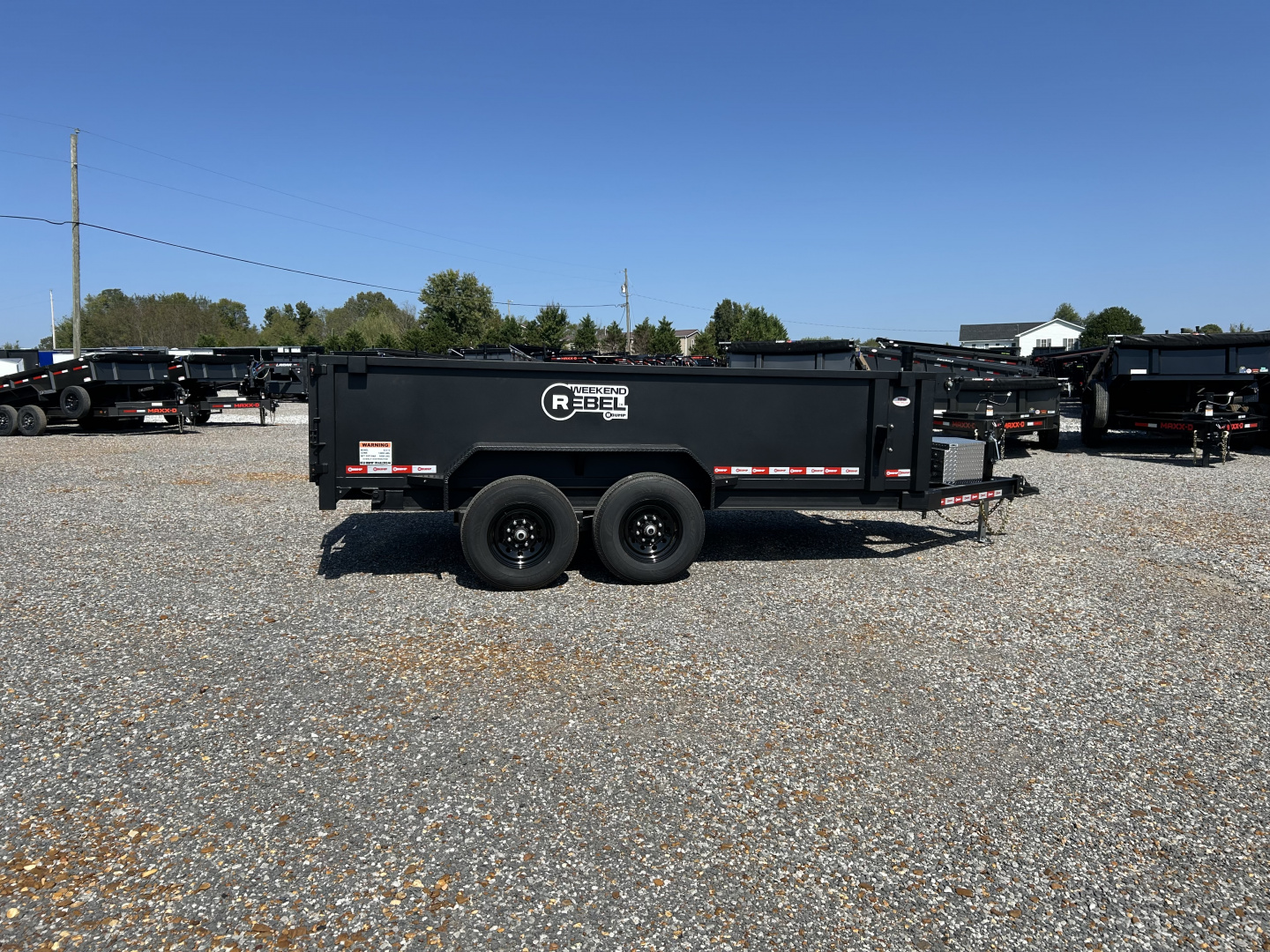 New 2026 U-Dump 83"x14' 14K Telescopic Dump Trailer