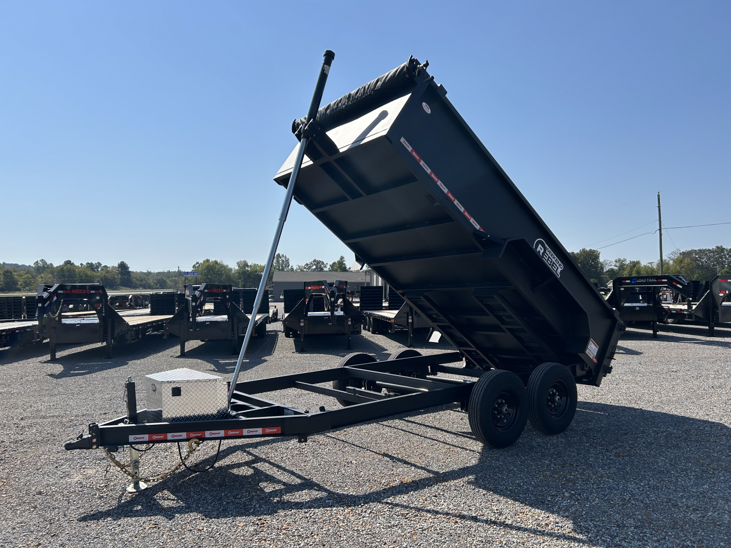 New 2026 U-Dump 83"x14' 14K Telescopic Dump Trailer