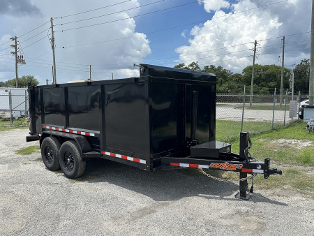 New 2026 Down 2 Earth Trailers 7X14 DUMP TRAILER Dump Trailer