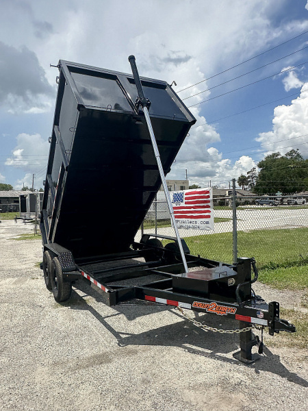 New 2026 Down 2 Earth Trailers 7X14 DUMP TRAILER Dump Trailer