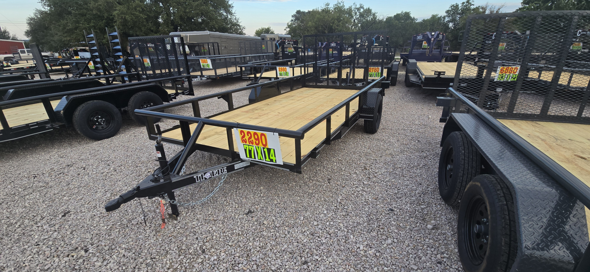 New 2025 Tiger - 77" X 14' - Utility Trailer