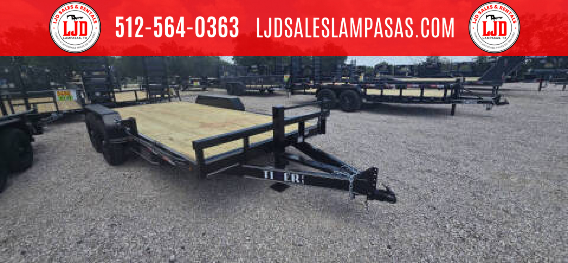 New 2025 Tiger -- 83 "X 20' Equipment Trailer
