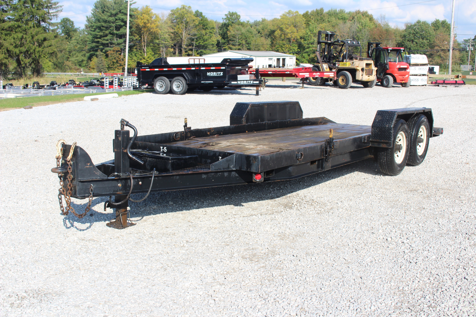 Used 2002 Cam Superline 82" x 15+4' Tilt Trailer - 9995# GVW