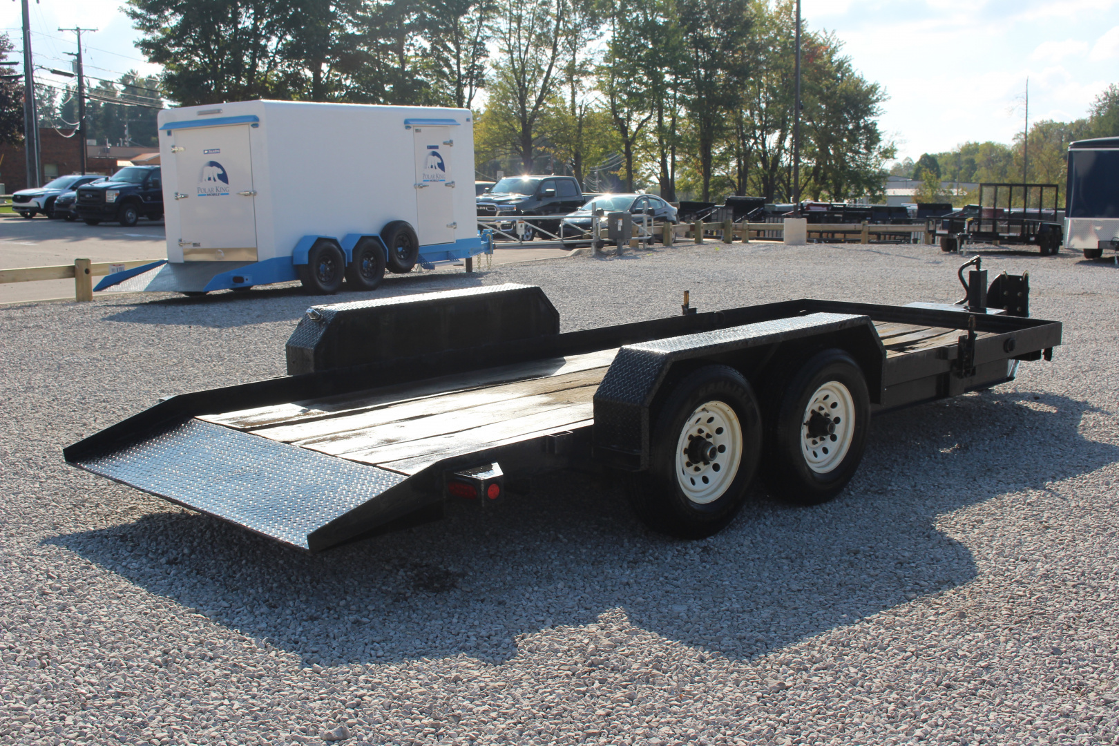 Used 2002 Cam Superline 82" x 15+4' Tilt Trailer - 9995# GVW