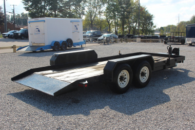 Used 2002 Cam Superline 82" x 15+4' Tilt Trailer - 9995# GVW