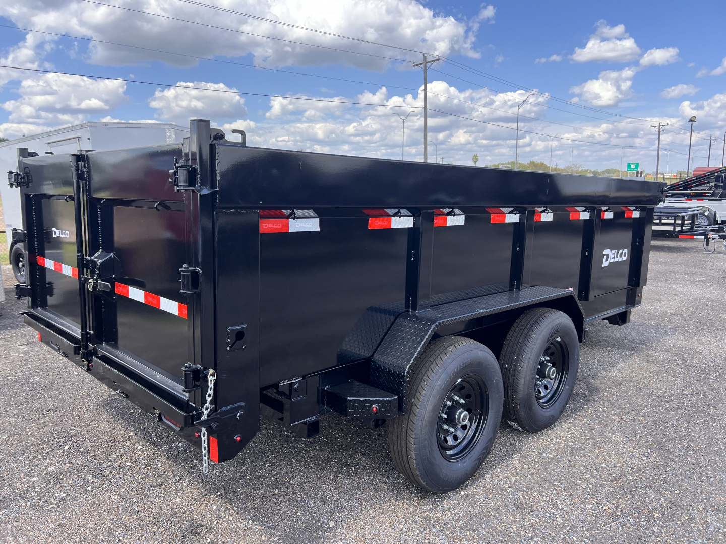 New 2026 Delco Trailers 83x14ft Dump Trailer 3ft walls