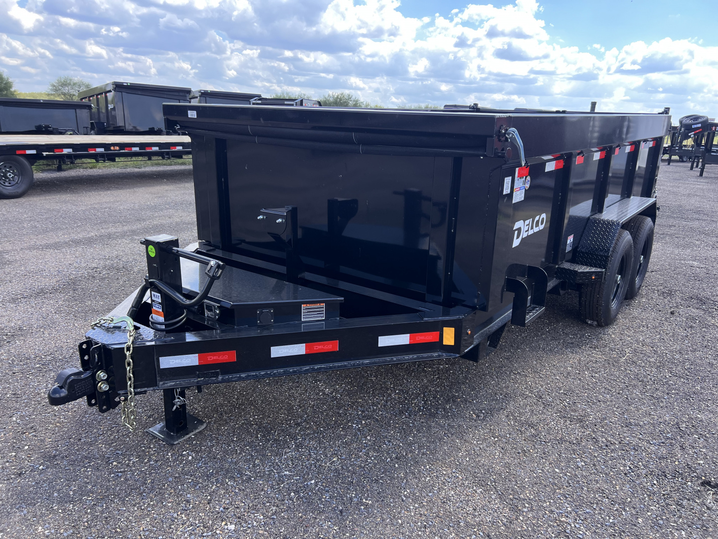 New 2026 Delco Trailers 83x14ft Dump Trailer 3ft walls
