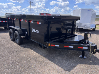 New 2026 Delco Trailers 83x14ft Dump Trailer 3ft walls