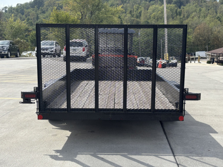 Used 2022 Used Car Mate Trailers SST12 Utility Trailer W/ Solid Sides / Weld On D-Rings - 2990# GVWR