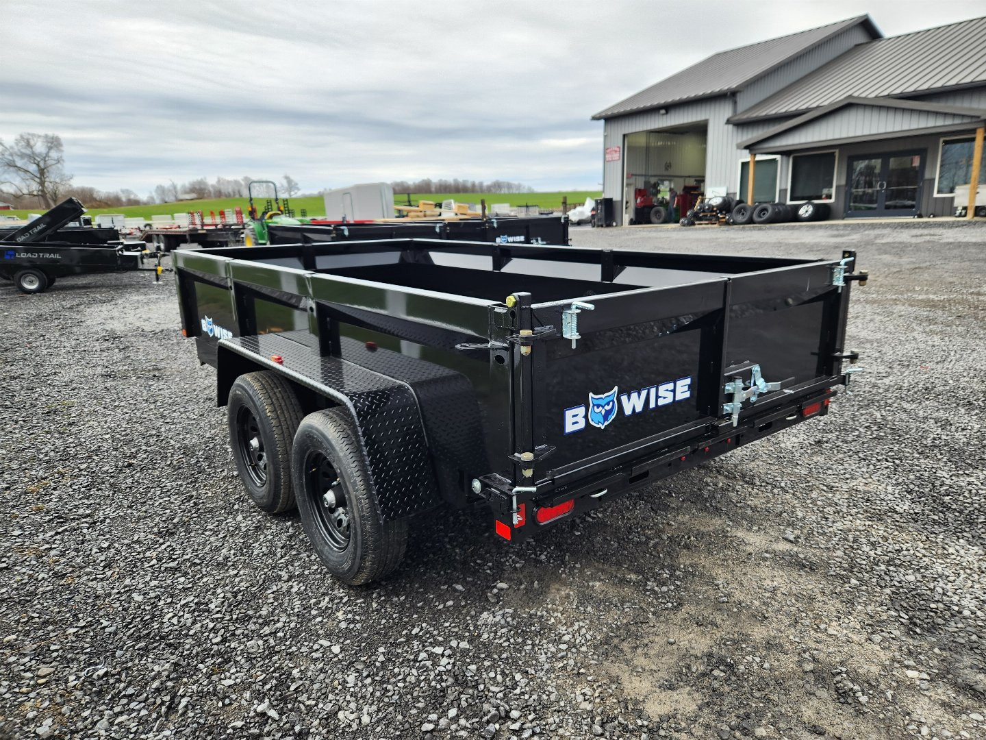 New 2026 BWISE DT10 72x12 10K Tandem Axle Dump Trailer