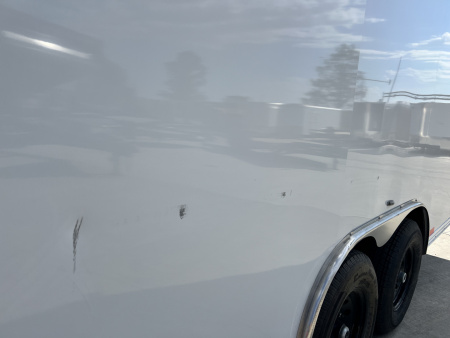 New NEW 2026 Bighorn R&M 8.5x24 +2V SUPERIOR QUALITY 14K Enclosed 7 ft Cargo Dovetail Trailer Car Hauler