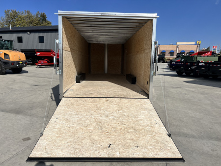 New NEW 2026 Bighorn R&M 8.5x24 +2V SUPERIOR QUALITY 14K Enclosed 7 ft Cargo Dovetail Trailer Car Hauler