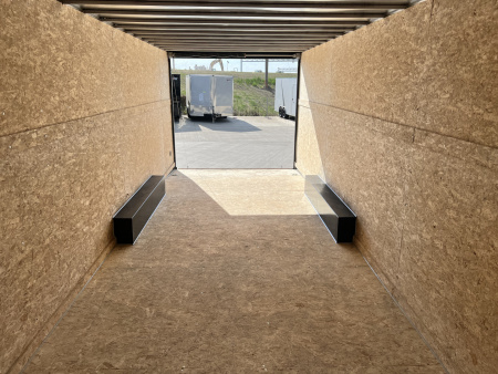 New NEW 2026 Bighorn R&M 8.5x24 +2V SUPERIOR QUALITY 14K Enclosed 7 ft Cargo Dovetail Trailer Car Hauler