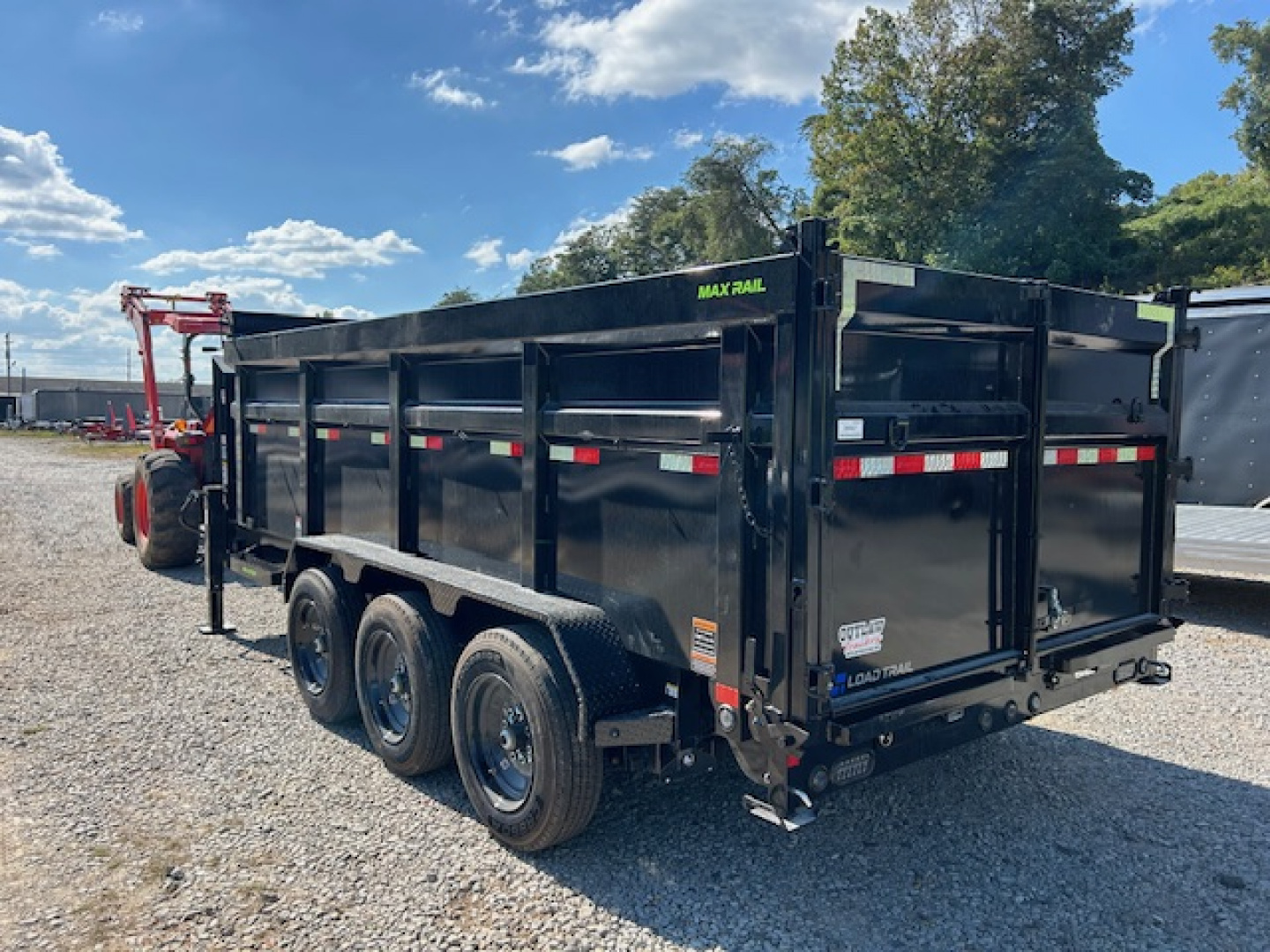 New 2026 Load Trail 7x16 21k GN 4' sides Dump Trailer