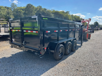 New 2026 Load Trail 7x16 21k GN 4' sides Dump Trailer