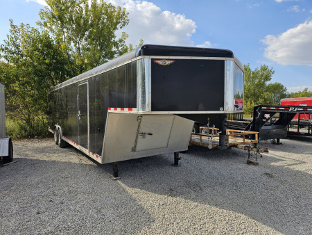 Used 2023 H&H TRAILERS 8.5 x 34 14K TORSION V-NOSE GOOSENECK Car / Racing Trailer