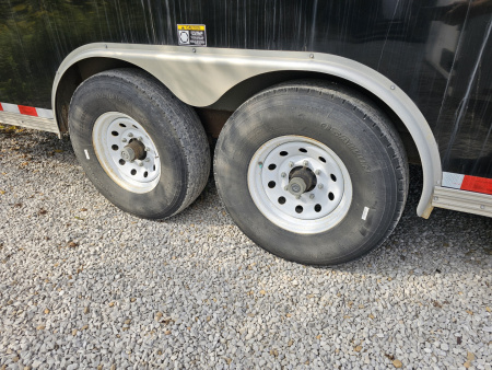 Used 2023 H&H TRAILERS 8.5 x 34 14K TORSION V-NOSE GOOSENECK Car / Racing Trailer