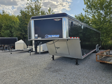 Used 2023 H&H TRAILERS 8.5 x 34 14K TORSION V-NOSE GOOSENECK Car / Racing Trailer