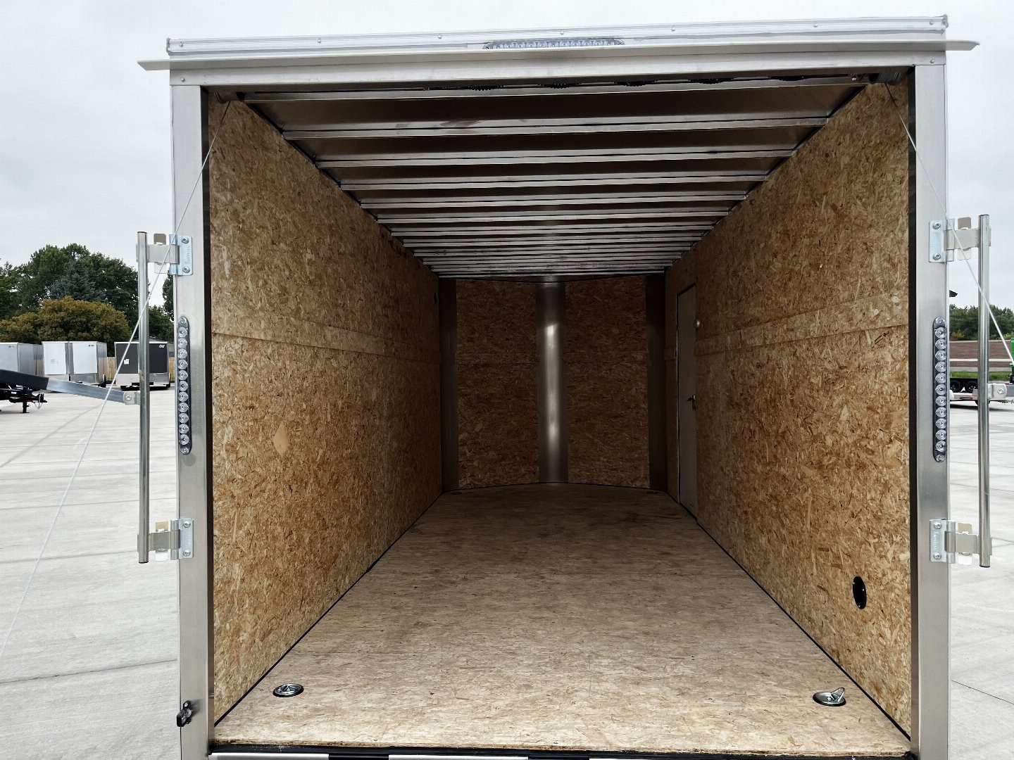 New NEW 2026 Bighorn R&M 7x16 + 2’V SUPERIOR QUALITY Rear Ramp Enclosed Cargo Trailer