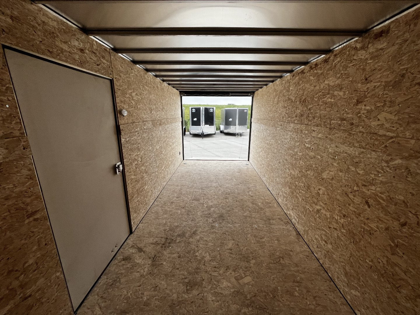 New NEW 2026 Bighorn R&M 7x16 + 2’V SUPERIOR QUALITY Rear Ramp Enclosed Cargo Trailer