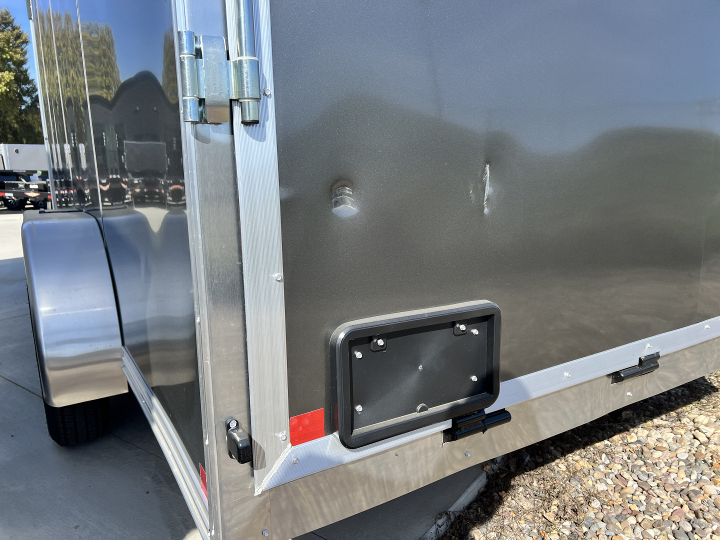 New NEW 2026 Bighorn R&M 7x16 + 2’V SUPERIOR QUALITY Rear Ramp Enclosed Cargo Trailer