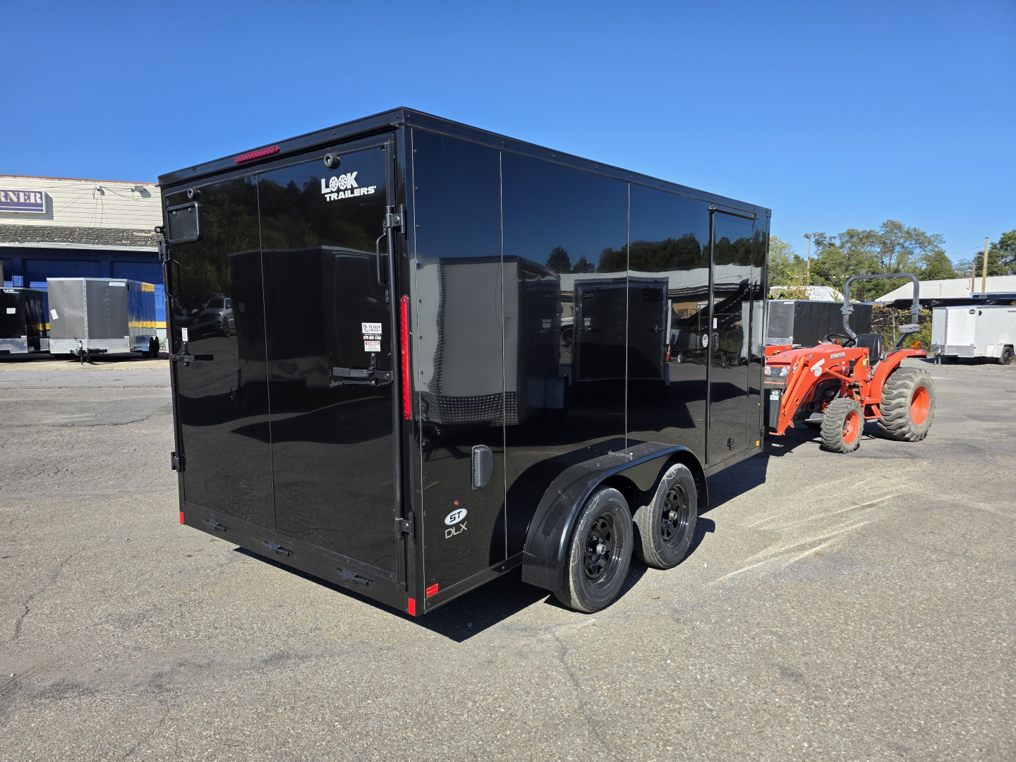 New 2026 Look Trailers ST DLX 7X14 7K - RAMP Cargo / Enclosed Trailer