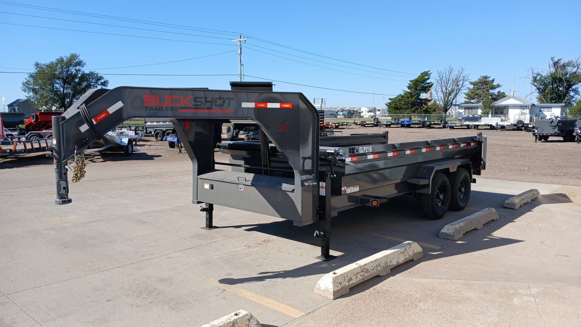 New 2025 Buckshot MFG TGLP216 Dump Trailer