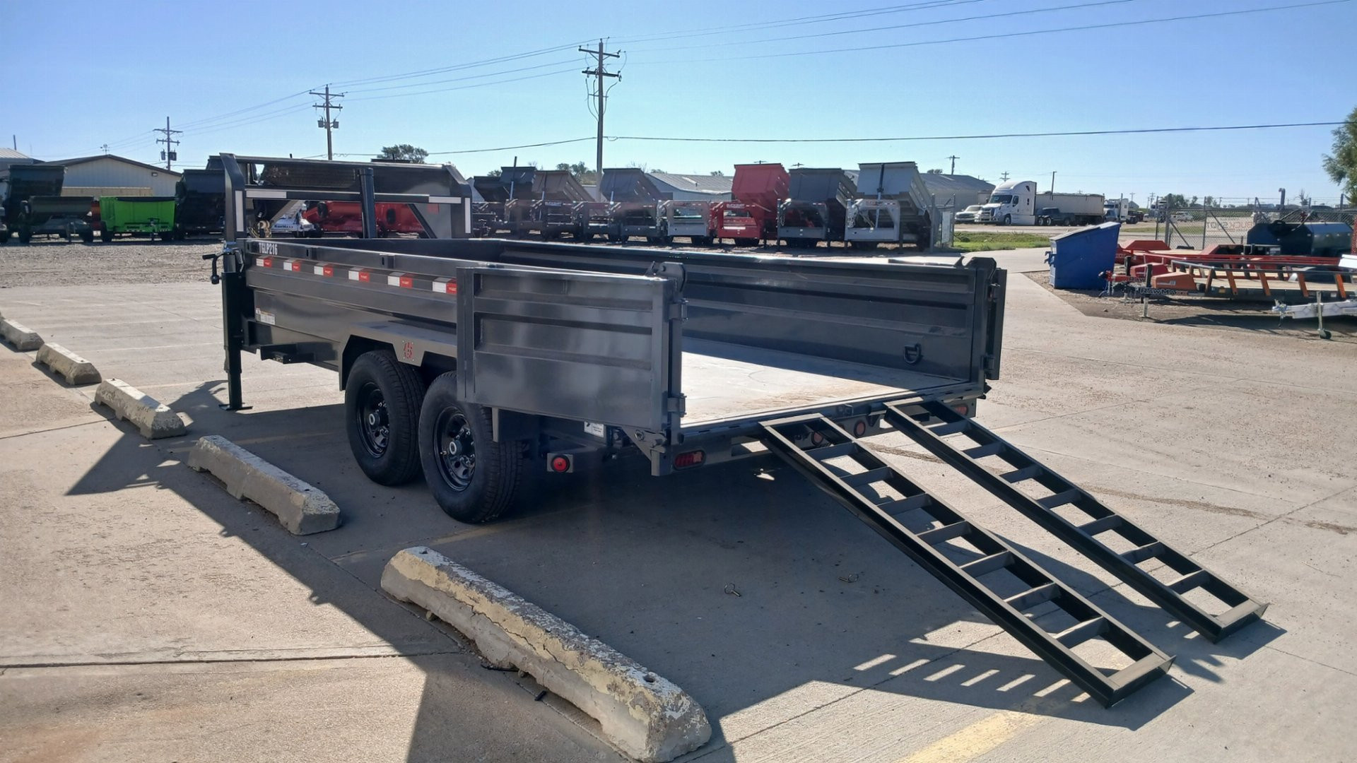 New 2025 Buckshot MFG TGLP216 Dump Trailer