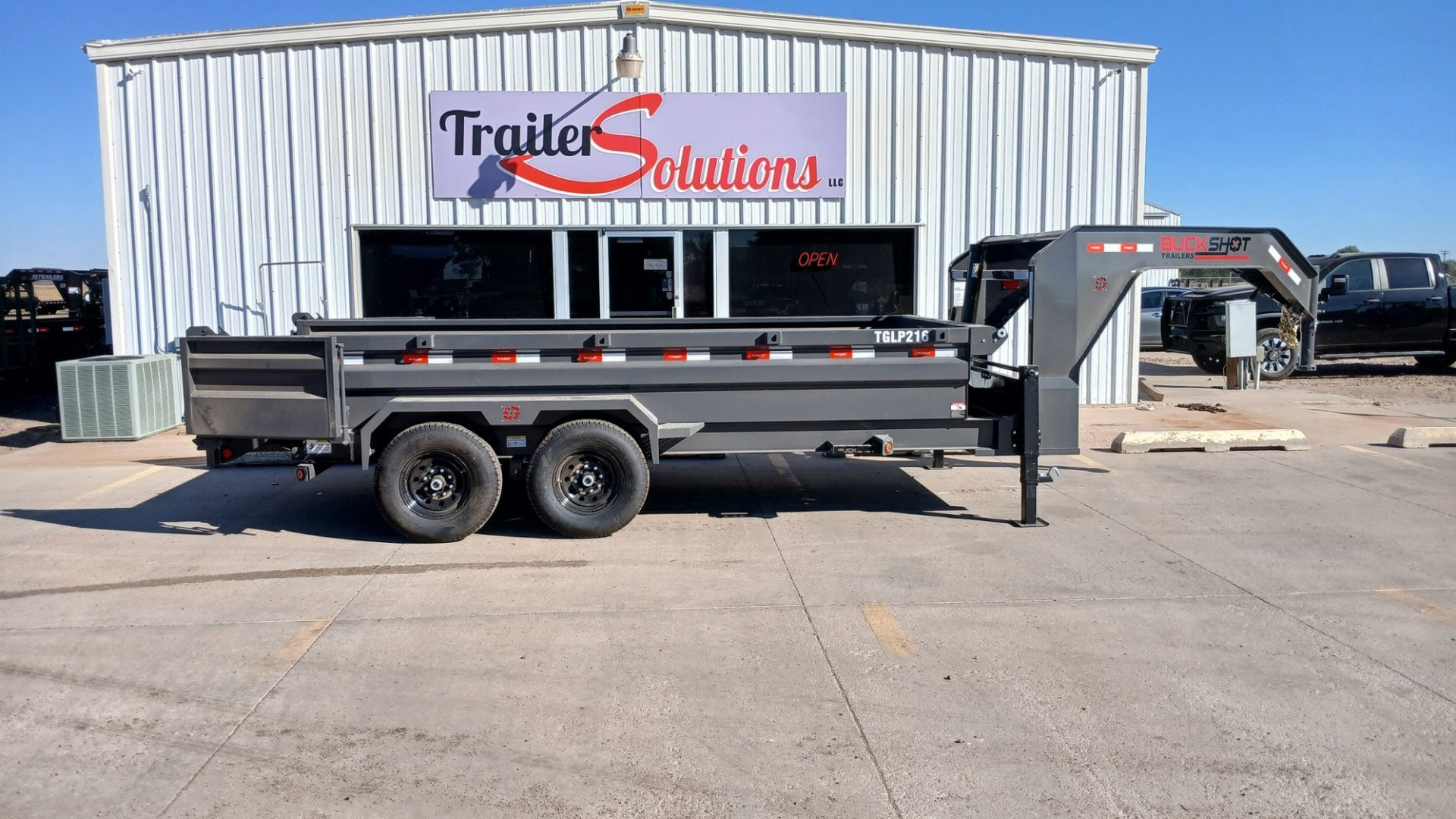 New 2025 Buckshot MFG TGLP216 Dump Trailer