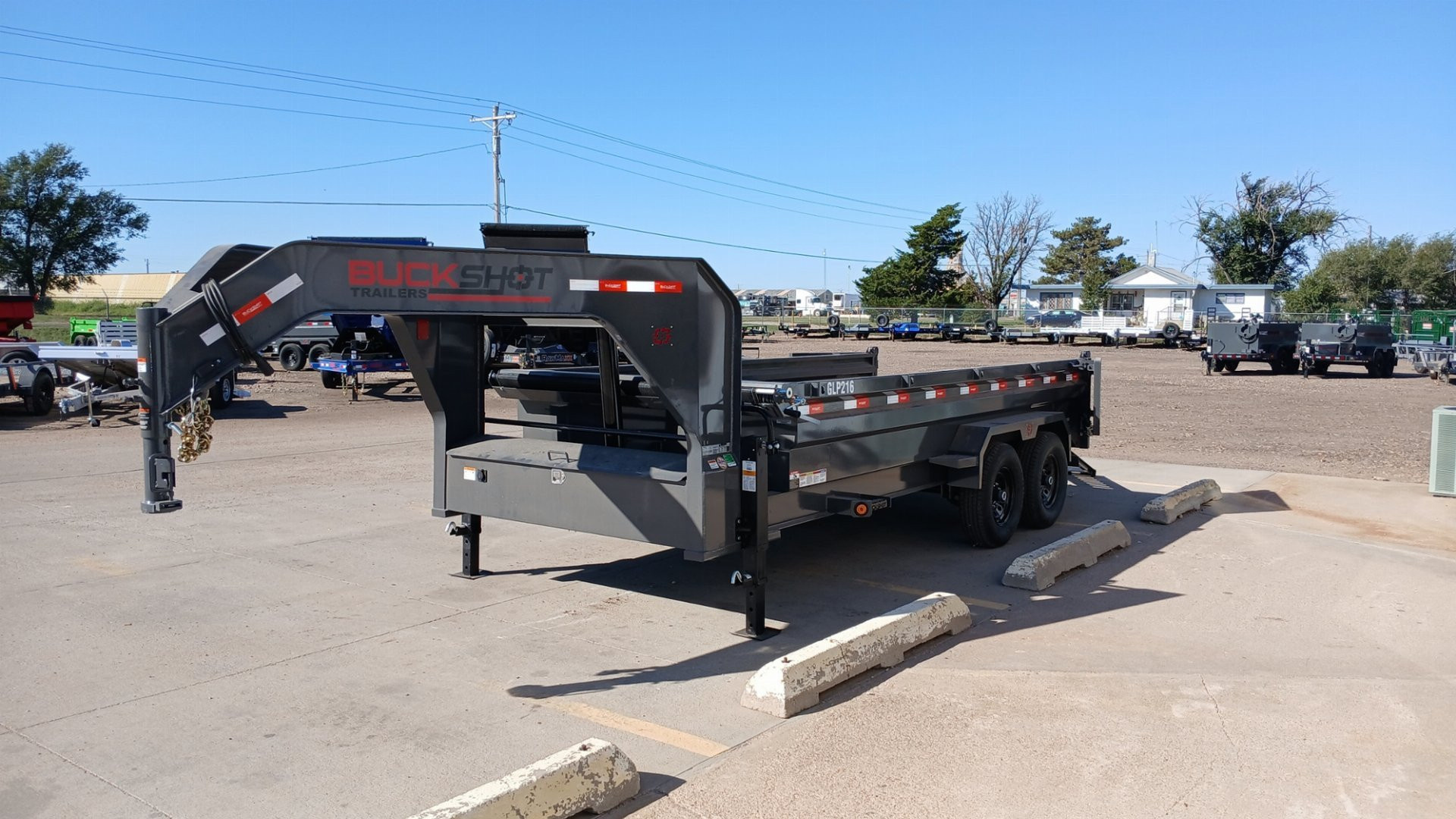 New 2025 Buckshot MFG TGLP216 Dump Trailer
