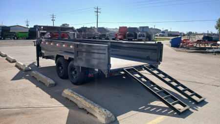 New 2025 Buckshot MFG TGLP216 Dump Trailer