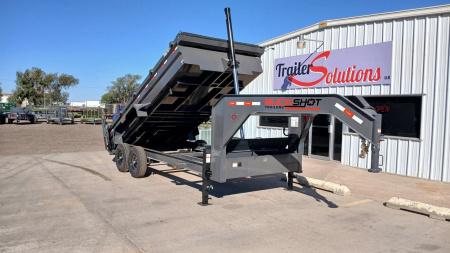 New 2025 Buckshot MFG TGLP216 Dump Trailer