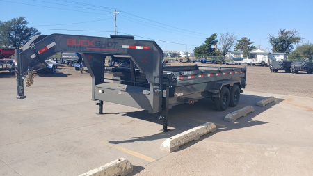 New 2025 Buckshot MFG TGLP216 Dump Trailer