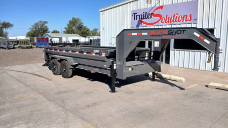 New 2025 Buckshot MFG TGLP216 Dump Trailer