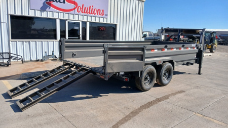 New 2025 Buckshot MFG TGLP216 Dump Trailer