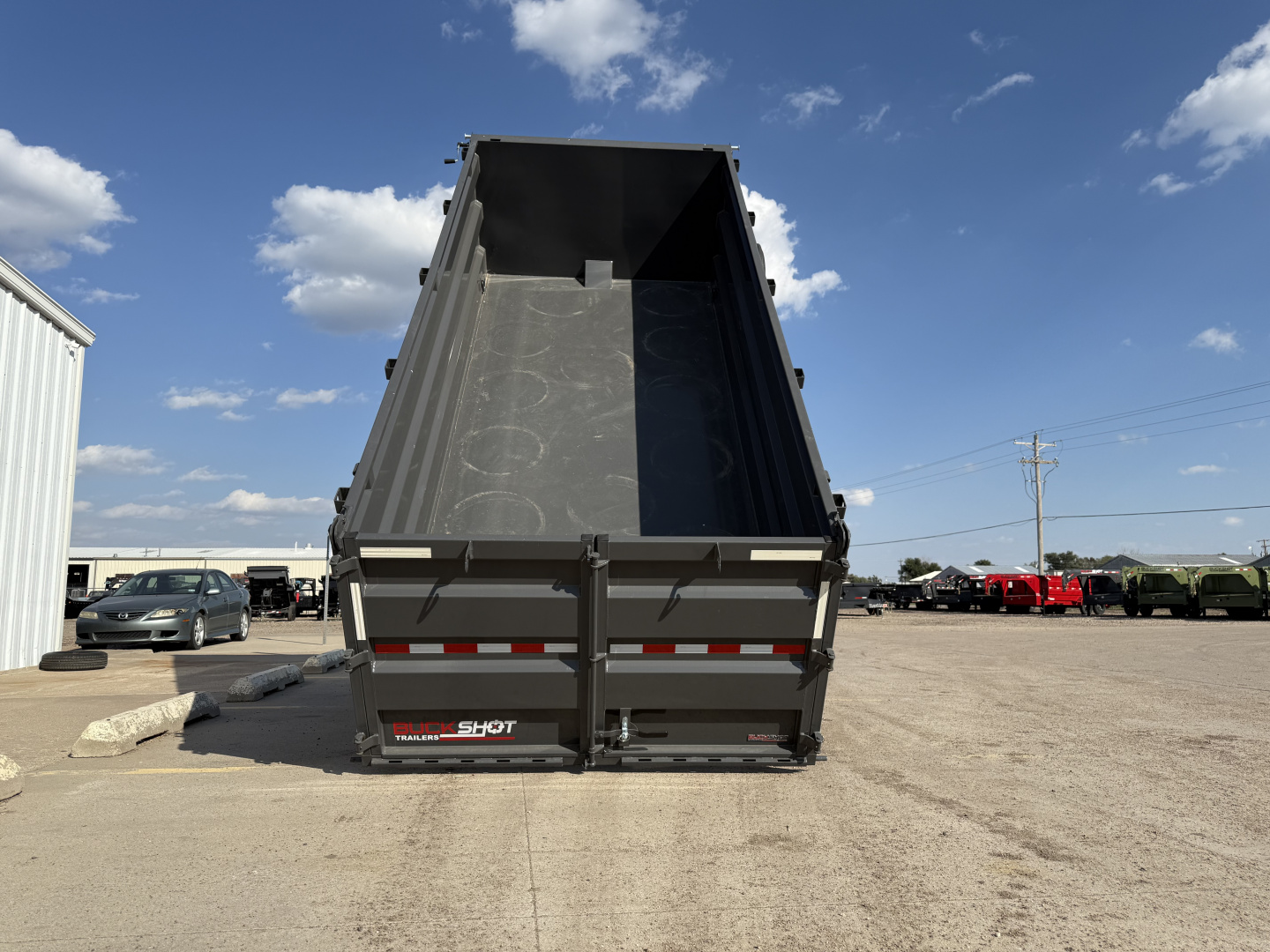 New 2026 Buckshot MFG 16' X 83" X 48" With 8K Axles and Hydraulic Jack Dump Trailer