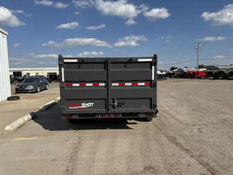 New 2026 Buckshot MFG 16' X 83" X 48" With 8K Axles and Hydraulic Jack Dump Trailer