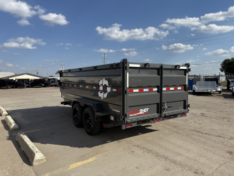 New 2026 Buckshot MFG 16' X 83" X 48" With 8K Axles and Hydraulic Jack Dump Trailer