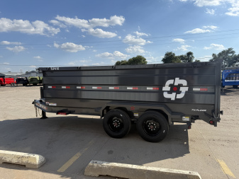 New 2026 Buckshot MFG 16' X 83" X 48" With 8K Axles and Hydraulic Jack Dump Trailer