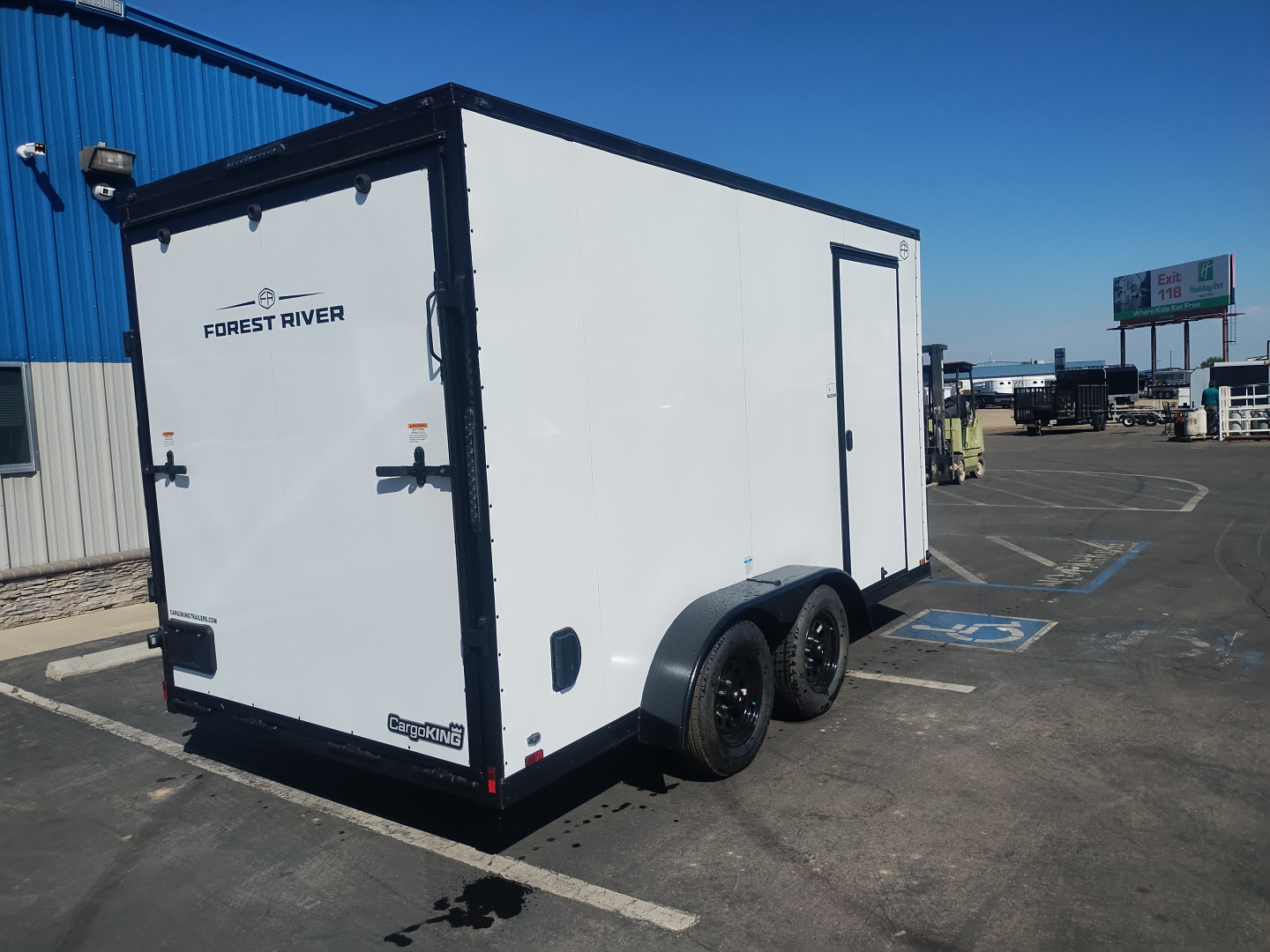 New 2025 Cargo King 7'x14'x7' V-Nose Cargo / Enclosed Trailer