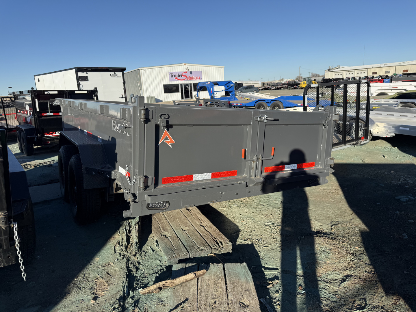 New 2026 RawMaxx 14' x 83" x 24" Dump Trailer