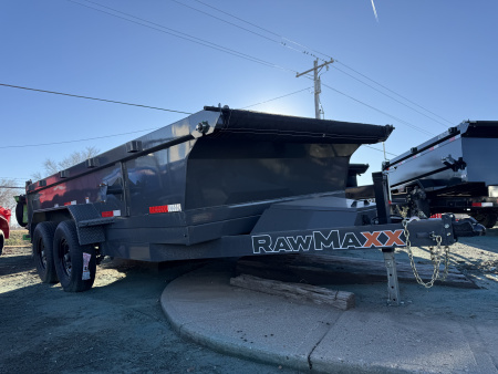 New 2026 RawMaxx 14' x 83" x 24" Dump Trailer