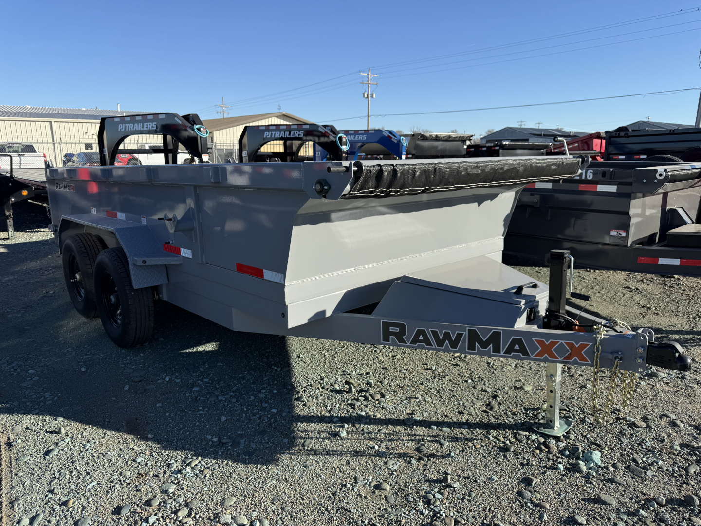 New 2026 RawMaxx 14' x 83" x 24" Dump Trailer